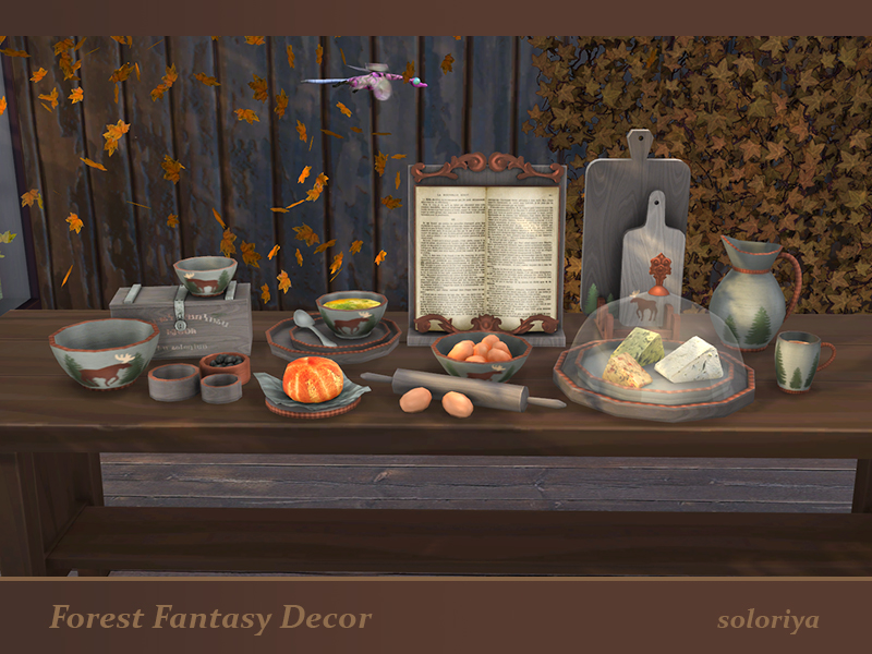 The Sims Resource - Forest Fantasy Decor set